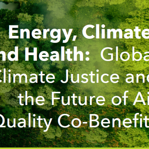 Energy, Climate and Health